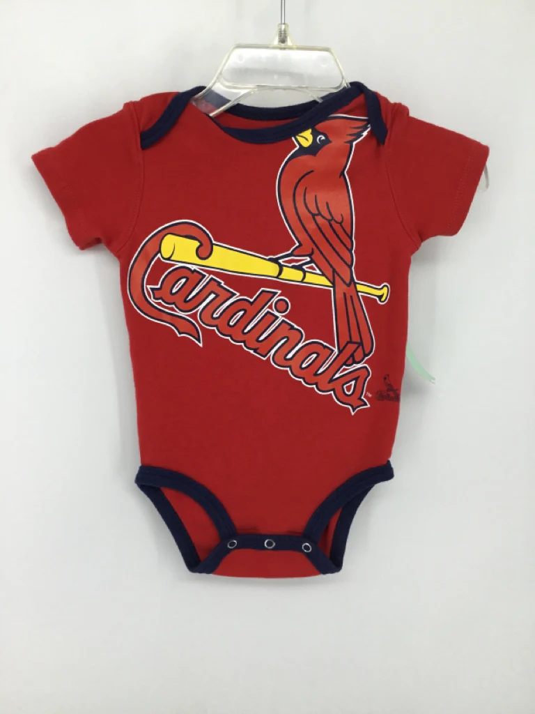 Genuine Merchandise Child Size 3-6 Months Red Onesie