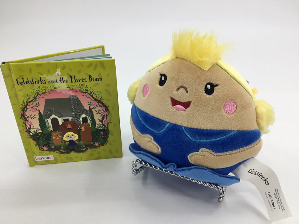 Goldilocks and the Three Bears Book & Plush