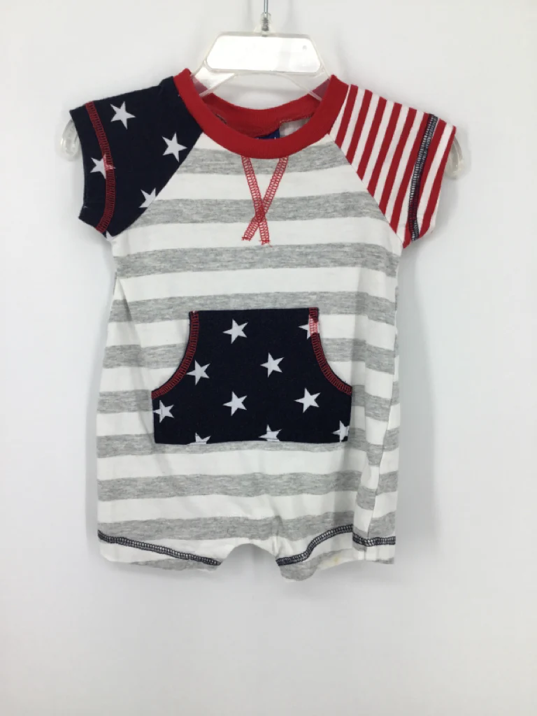 goodlad Child Size 3 Months Navy Stars & Stripes Outfit