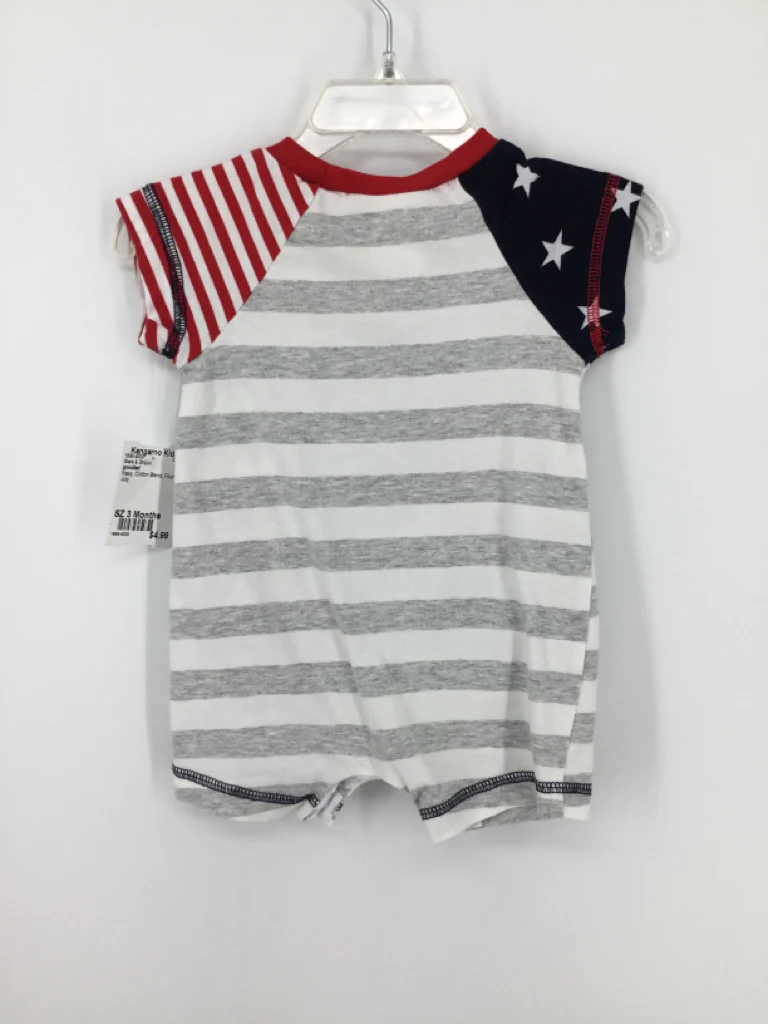 goodlad Child Size 3 Months Navy Stars & Stripes Outfit - Image 2
