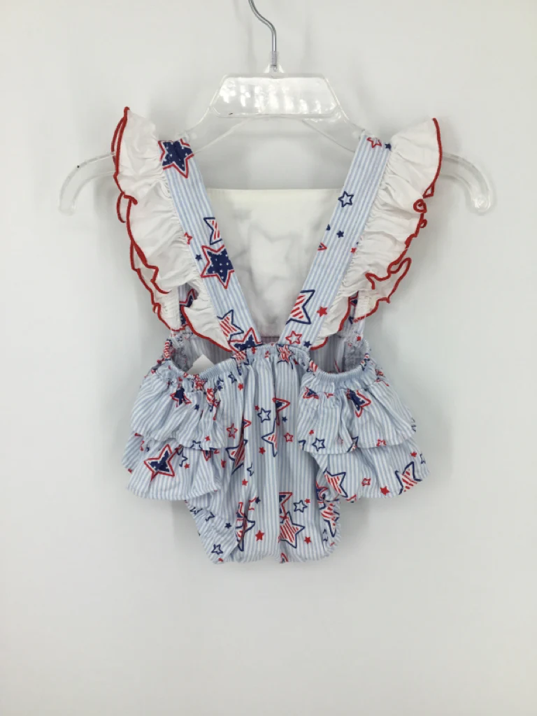 goodlad Child Size 6 Months Blue Stars & Stripes Outfit - Image 2