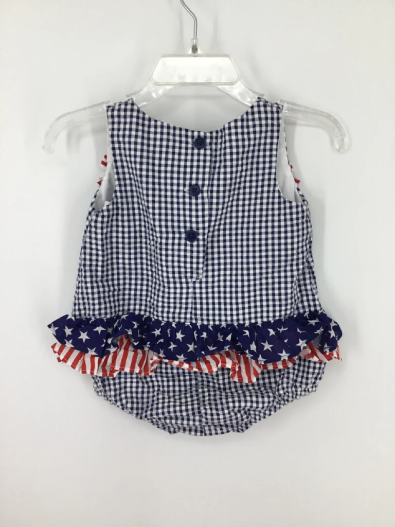 goodlad Child Size 6 Months Navy Stars & Stripes Outfit - Image 2
