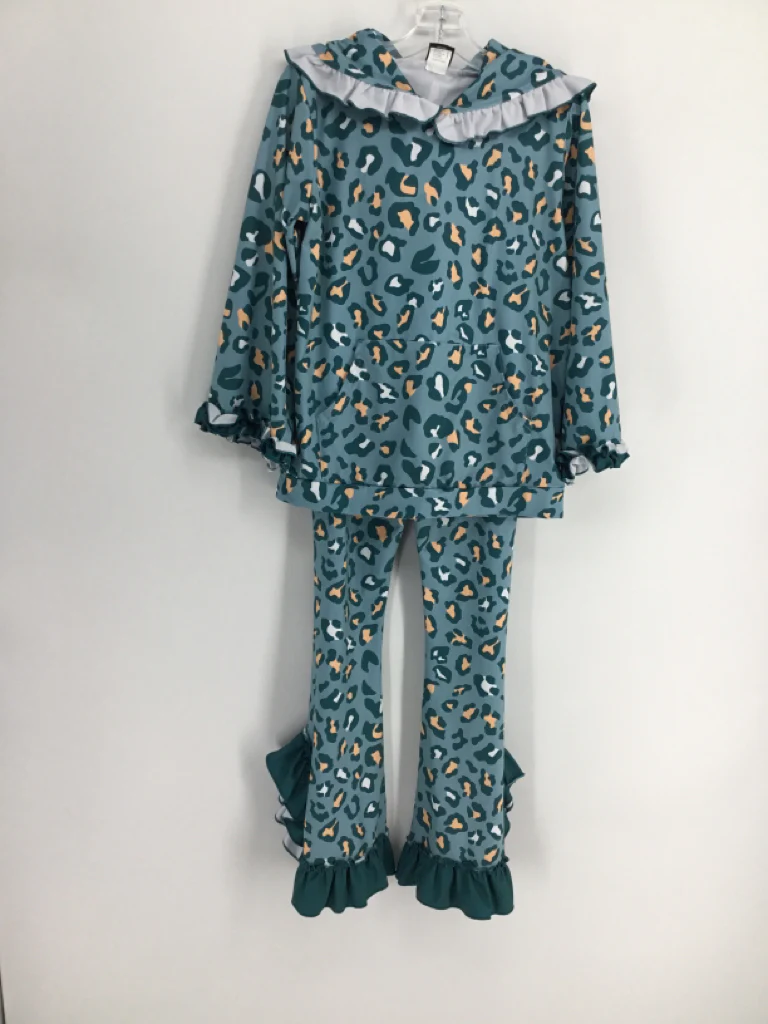 Grace By Faith Child Size 10 Teal Outfit - girls