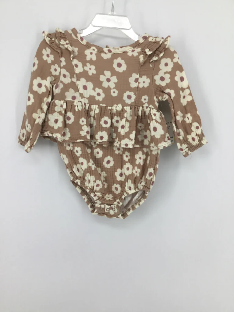 Grayson Collective Child Size 6-9 Months Tan Outfit - girls