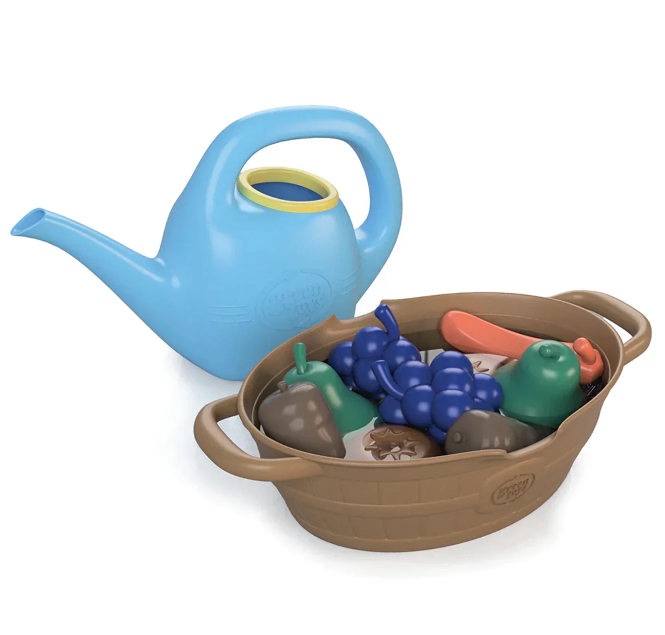 Green Toys - Rainbow Harvest Watering Can Activity Set
