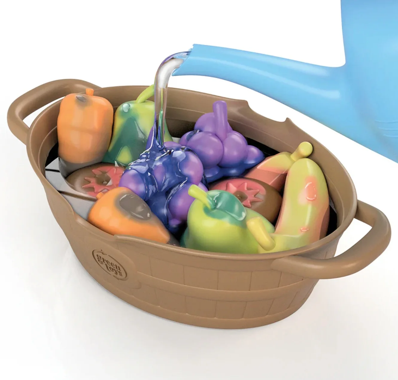 Green Toys - Rainbow Harvest Watering Can Activity Set - Image 2