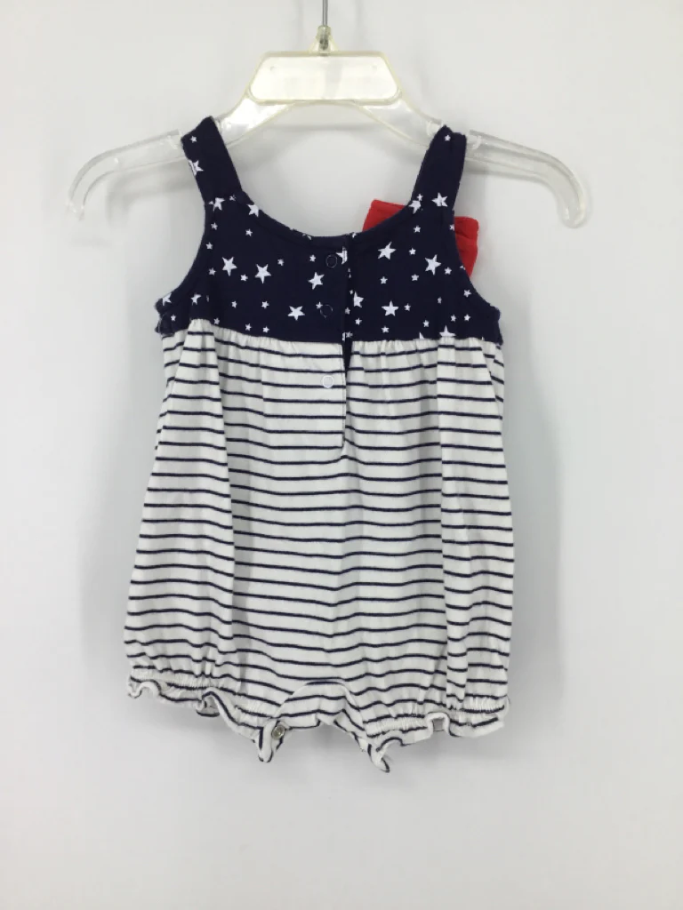 Gymboree Child Size 0-3 Months Navy Stars & Stripes Outfit - Image 2