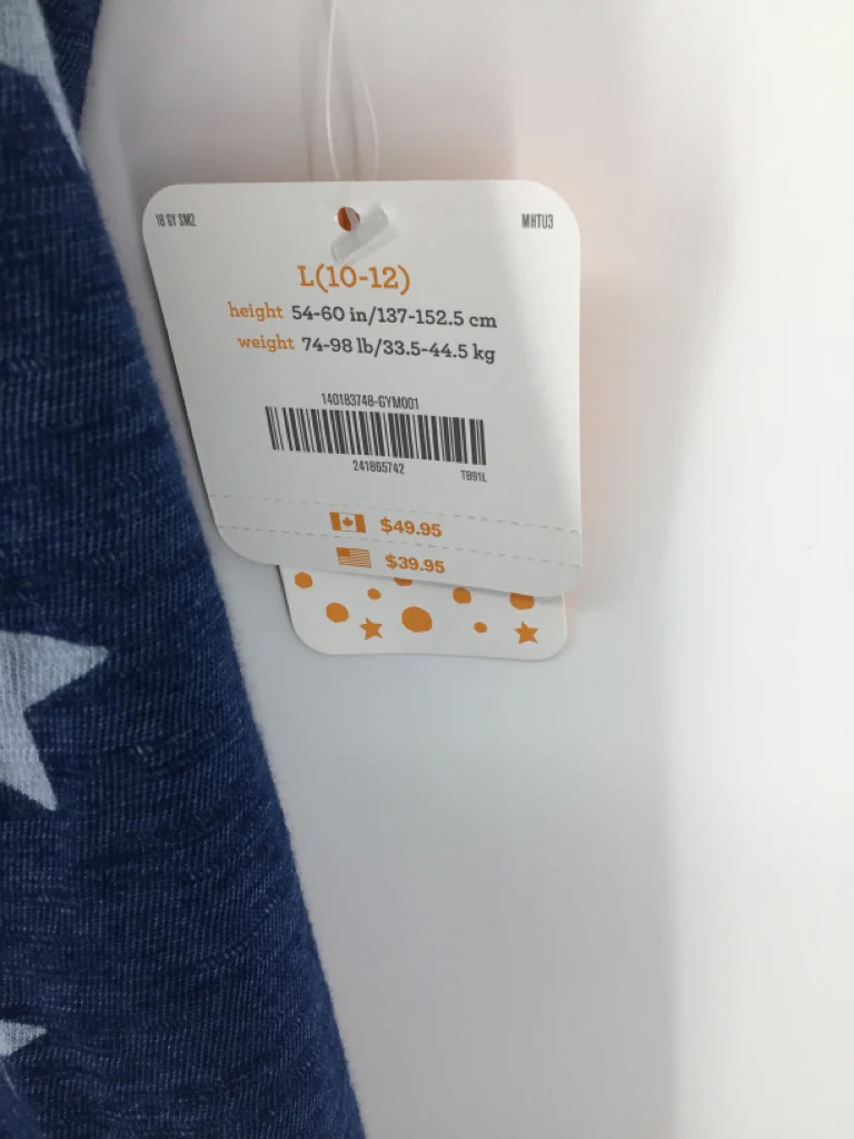 Gymboree Child Size 10 Blue Stars & Stripes Dress - Image 2