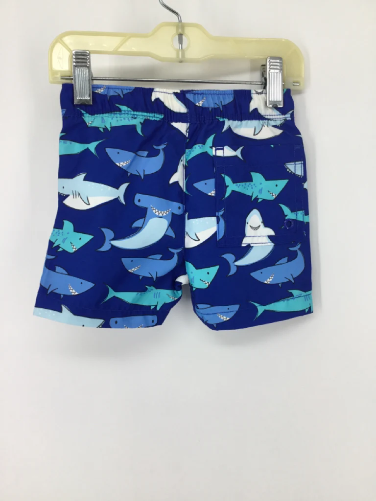 Gymboree Child Size 18-24 Months Blue Print Swimwear - boys - Image 2