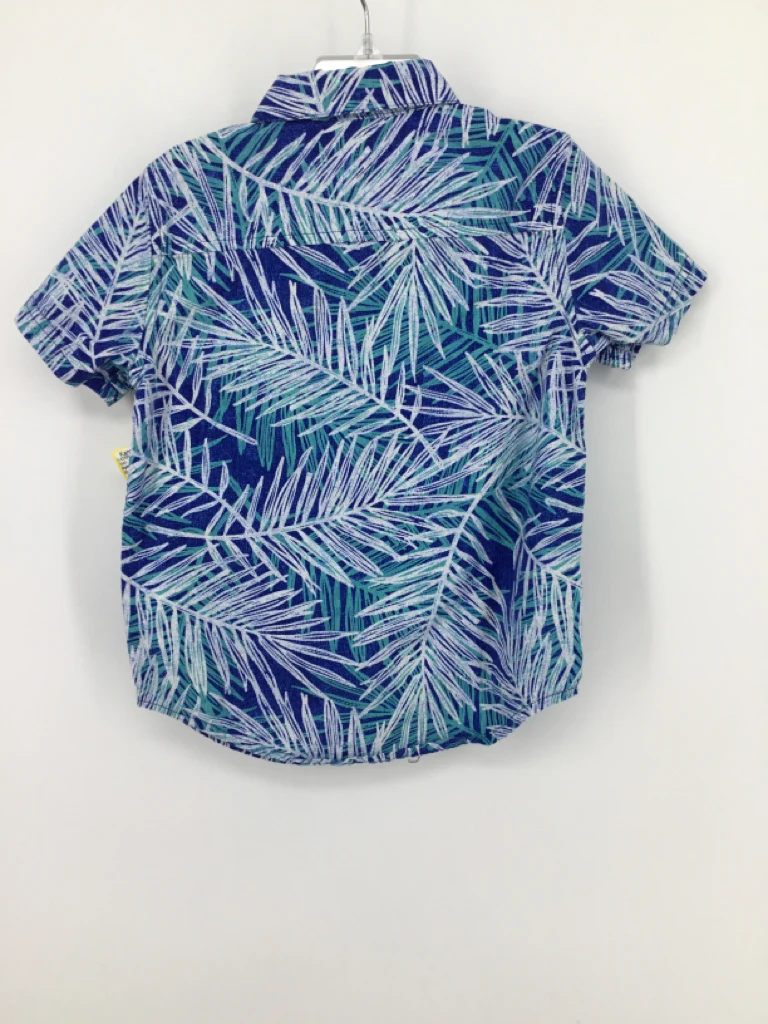Gymboree Child Size 4 Blue Tropical Shirt - boys - Image 2