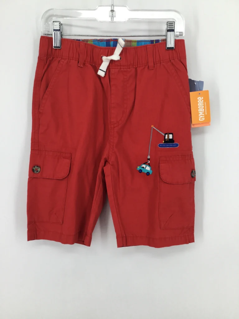 Gymboree Child Size 6 Red Embroidered Shorts - boys