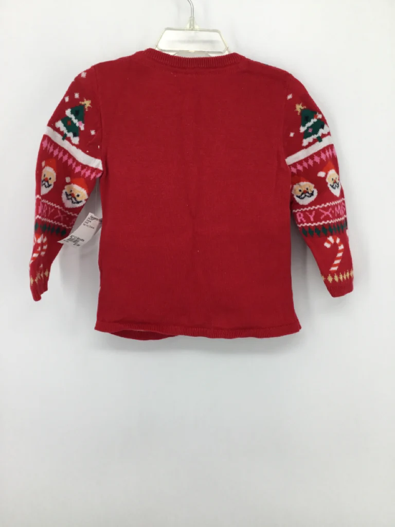 H & M Child Size 12 Months Red Christmas Sweater - Image 2