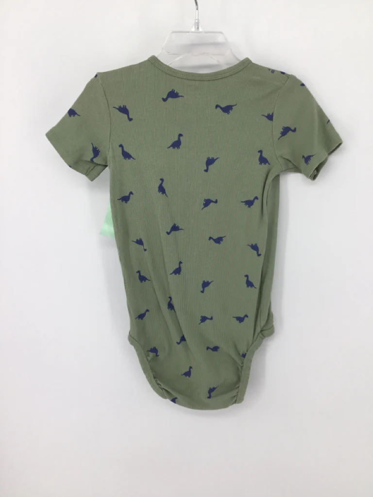H & M Child Size 4 Green Onesie - Image 2