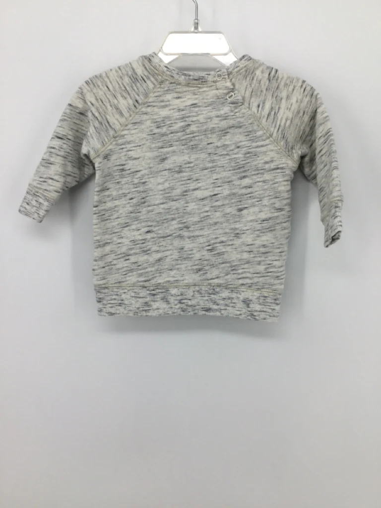 H & M Child Size 6-9 Months Gray Character Sweatshirt - boys - Image 2
