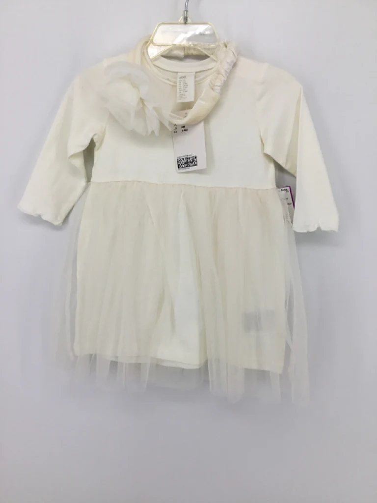 H & M Child Size 6 Months White Dress - girls
