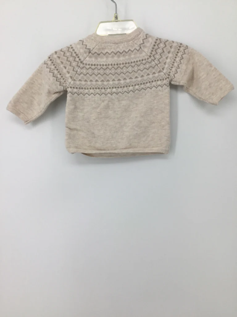 H & M Child Size Newborn Tan Print Sweater - boys - Image 2