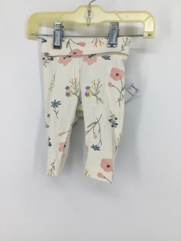 H & M Child Size Newborn White Pants - girls