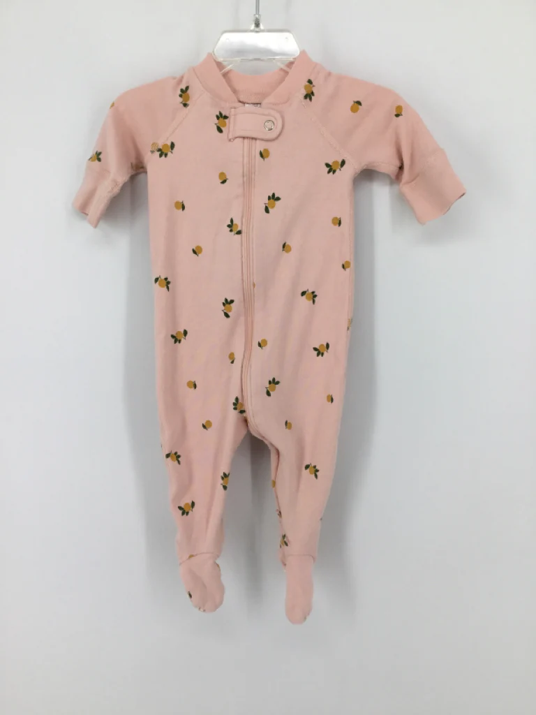 Hanna Andersson Child Size 0-3 Months Pink Sleepers