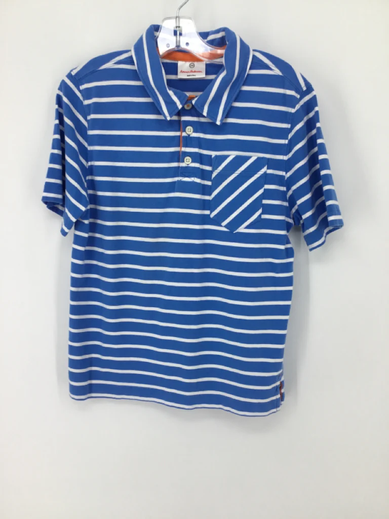 Hanna Andersson Child Size 10 Blue Stripe Shirt - boys