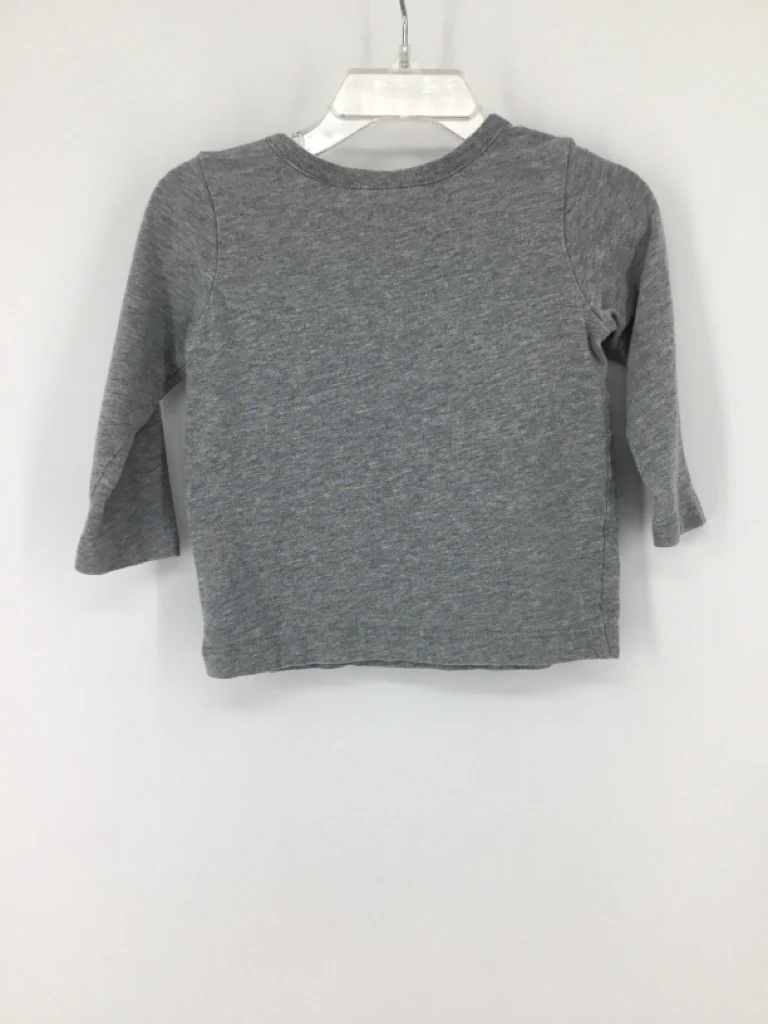Hanna Andersson Child Size 12-18 Months Gray T-shirt - girls - Image 2