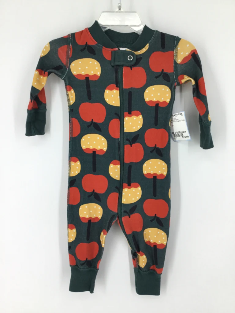Hanna Andersson Child Size 3-6 Months Green Pajamas - girls