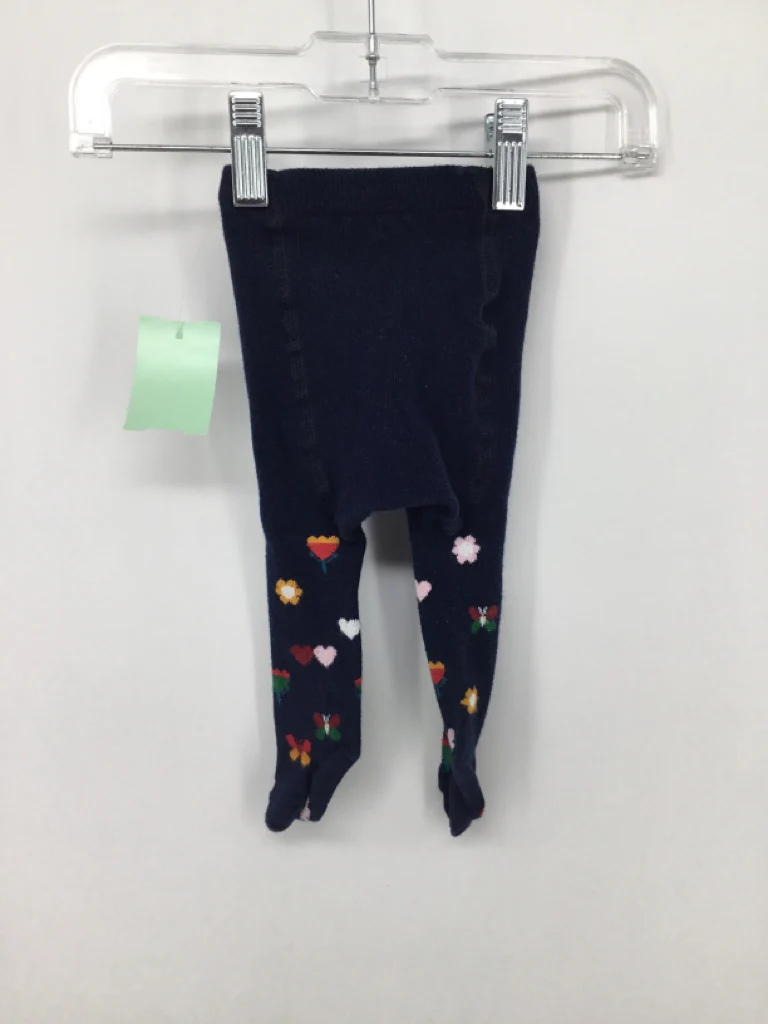 Hanna Andersson Child Size 3-6 Months Navy Tights - girls - Image 2
