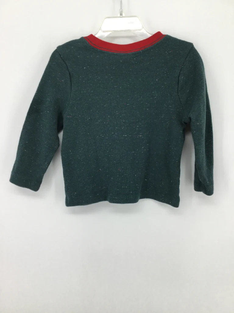 Hanna Andersson Child Size 3 Green Speckled Shirt - boys - Image 2