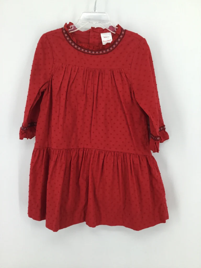 Hanna Andersson Child Size 4 Red Dress - girls