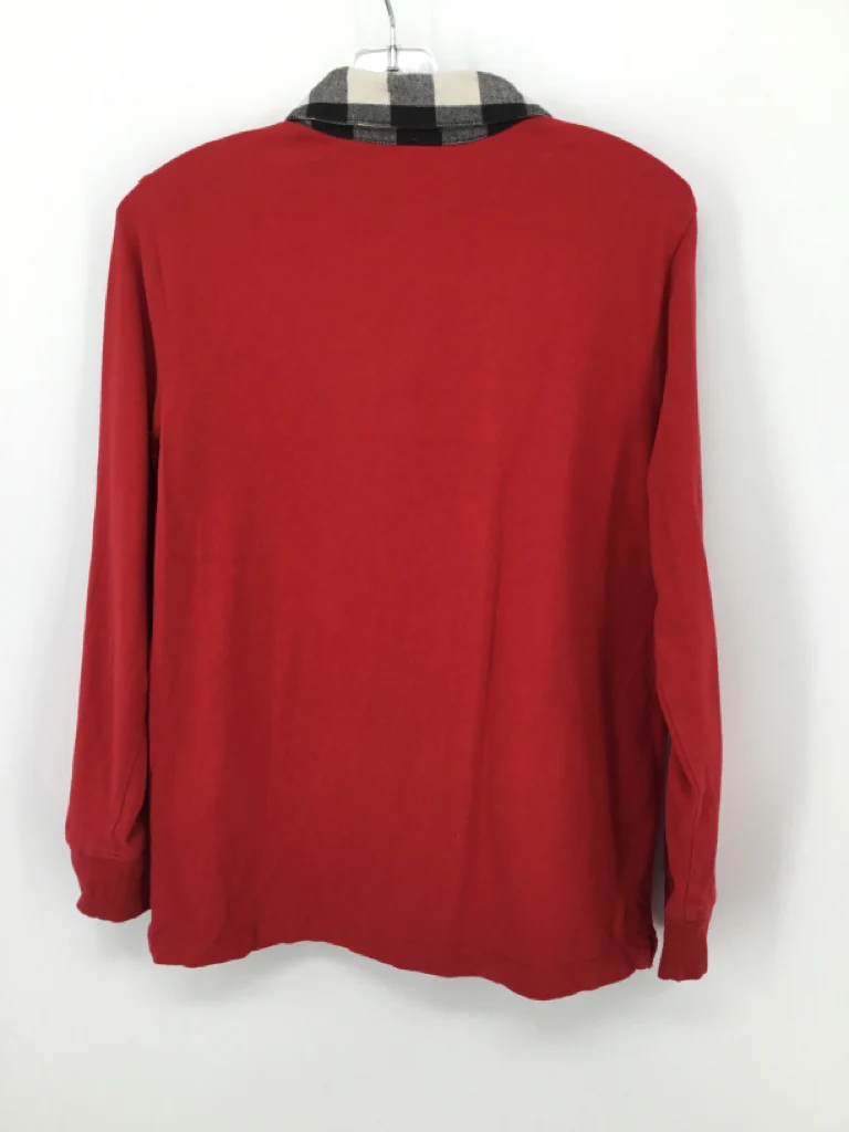 Hanna Andersson Child Size 8 Red Solid Shirt - boys - Image 2