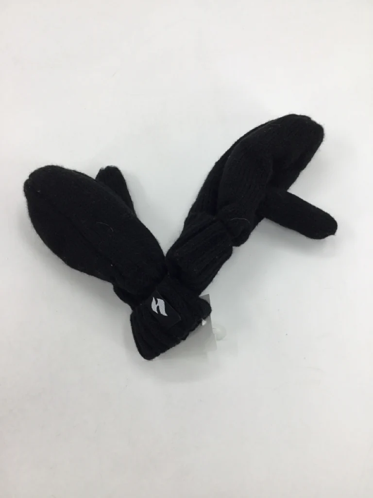 Heat Holders Child Size 2 Black Solid Gloves - boys