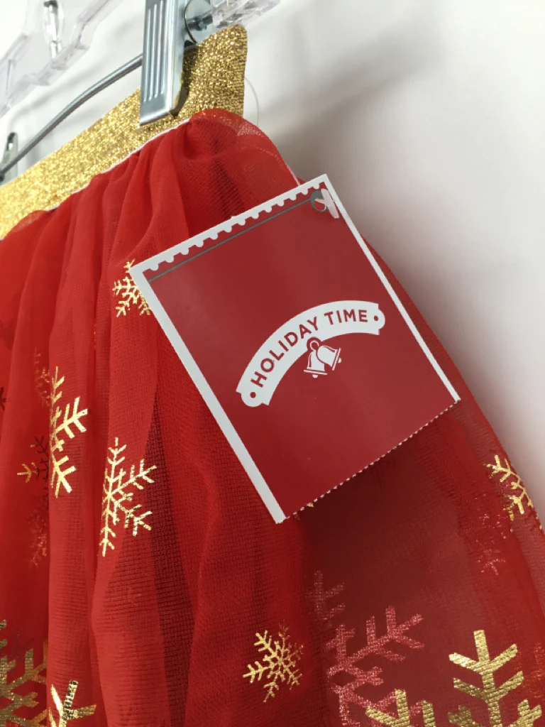 Holiday Time Child Size 2 Red Christmas TuTu - Image 2