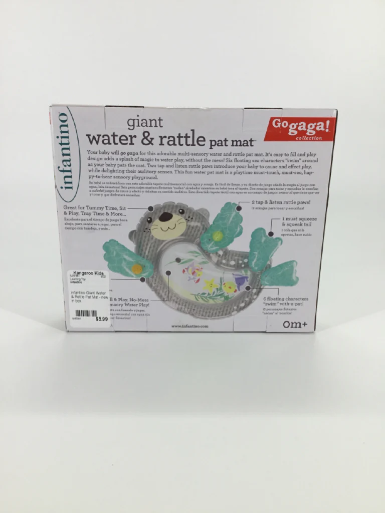 infantino Giant Water & Rattle Pat Mat - Image 2