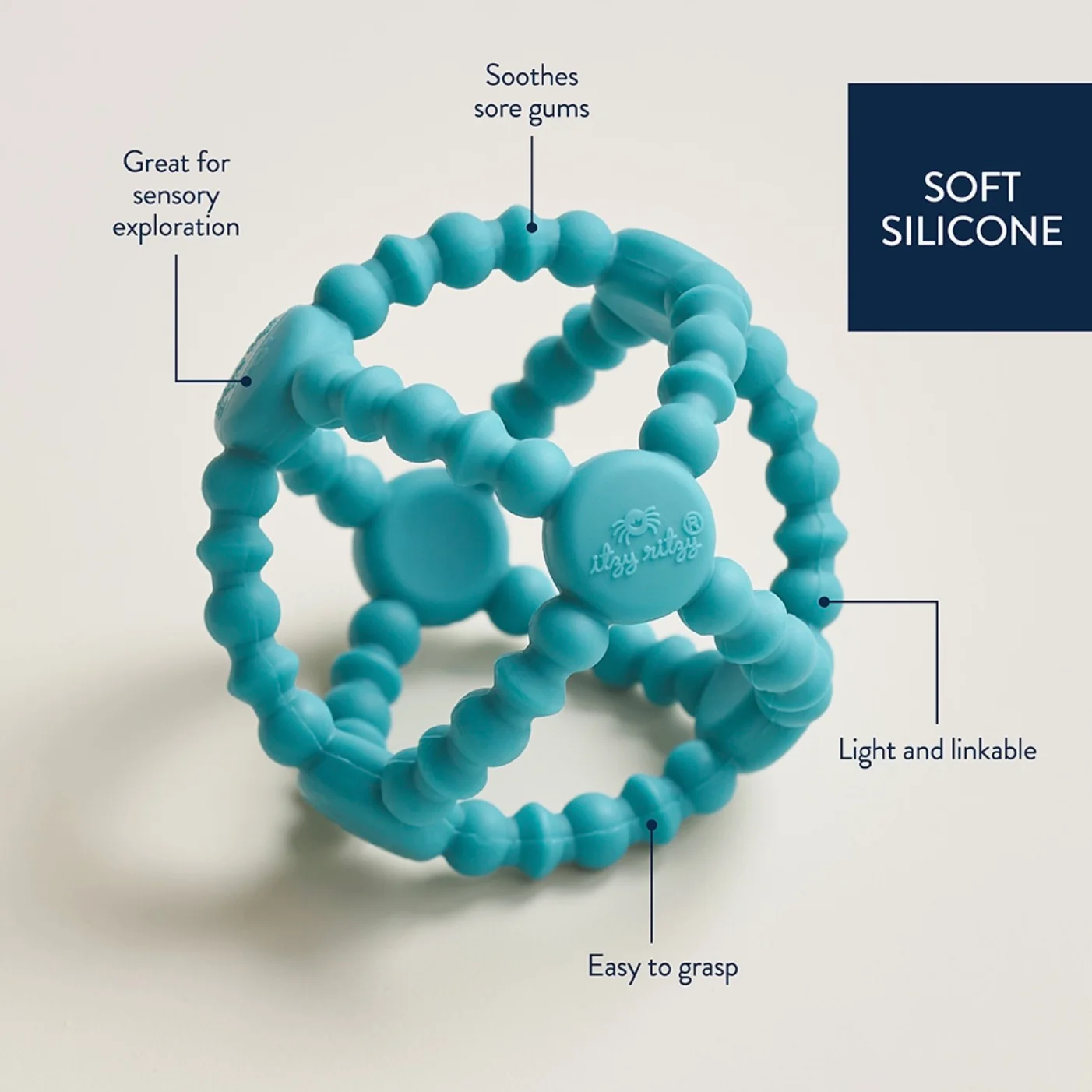 Itzy Ritzy - Bitzy Ball Teether - Image 2