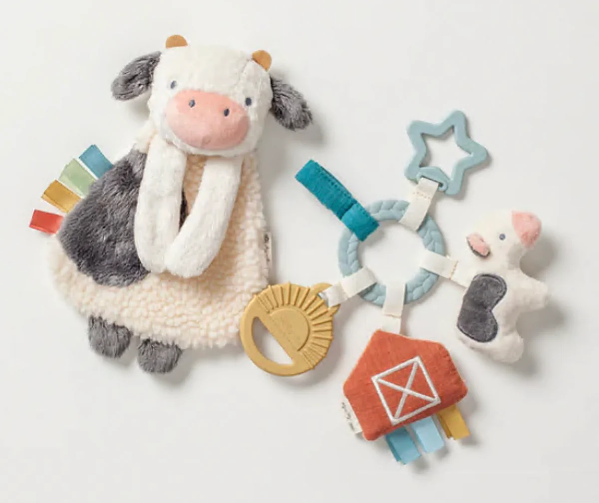 Itzy Ritzy - Bitzy Farm & Lovey Busy Gift Set - Image 2