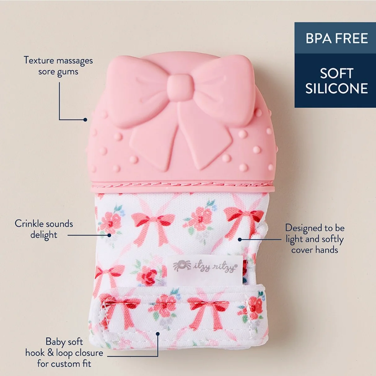 Itzy Ritzy - Itzy Mitt (Bow) - Image 2