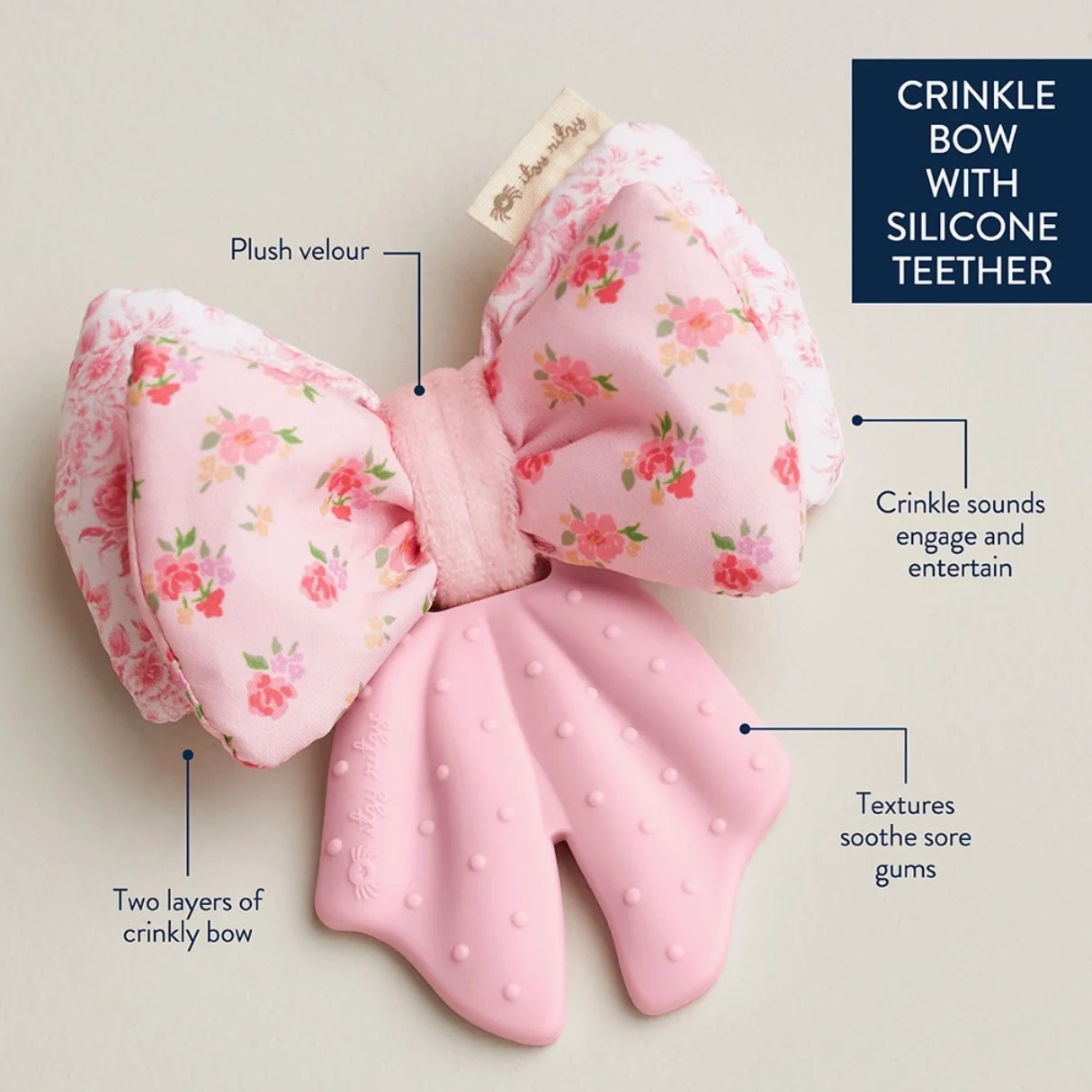 Itzy Ritzy - Sweetie Crinkle (Bow) - Image 2