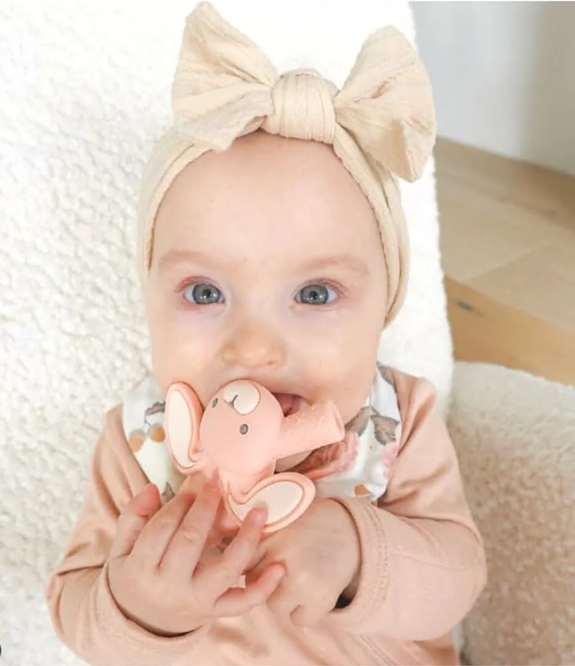 Itzy Ritzy Teether Baby Molar Teether - bunny - Image 2