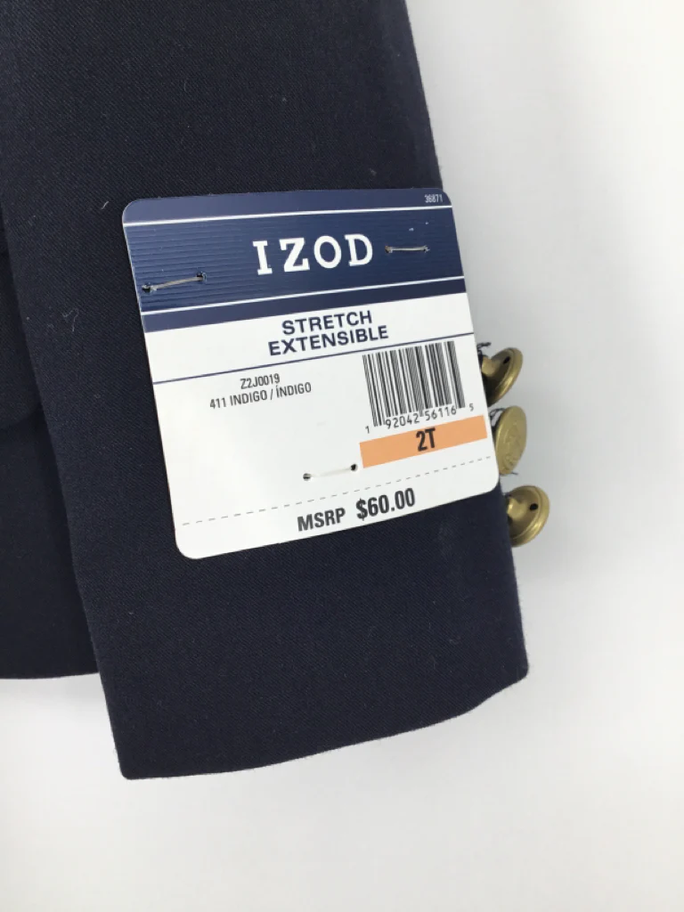 Izod Child Size 2 Navy Solid Blazer - boys - Image 2