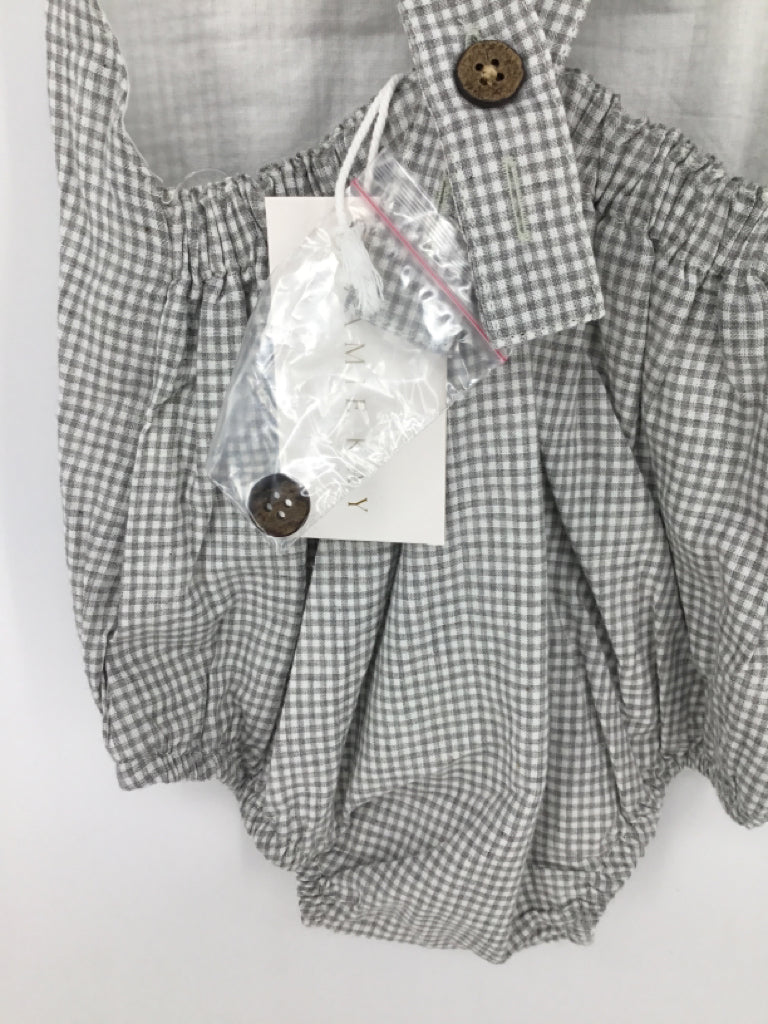 Jamie Kay Child Size 2 Gray Gingham Outfit - boys - Image 2