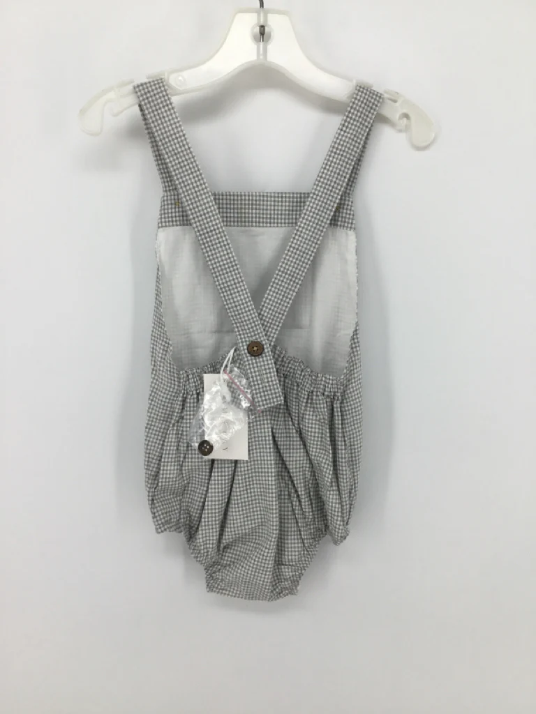 Jamie Kay Child Size 2 Gray Gingham Outfit - boys - Image 3
