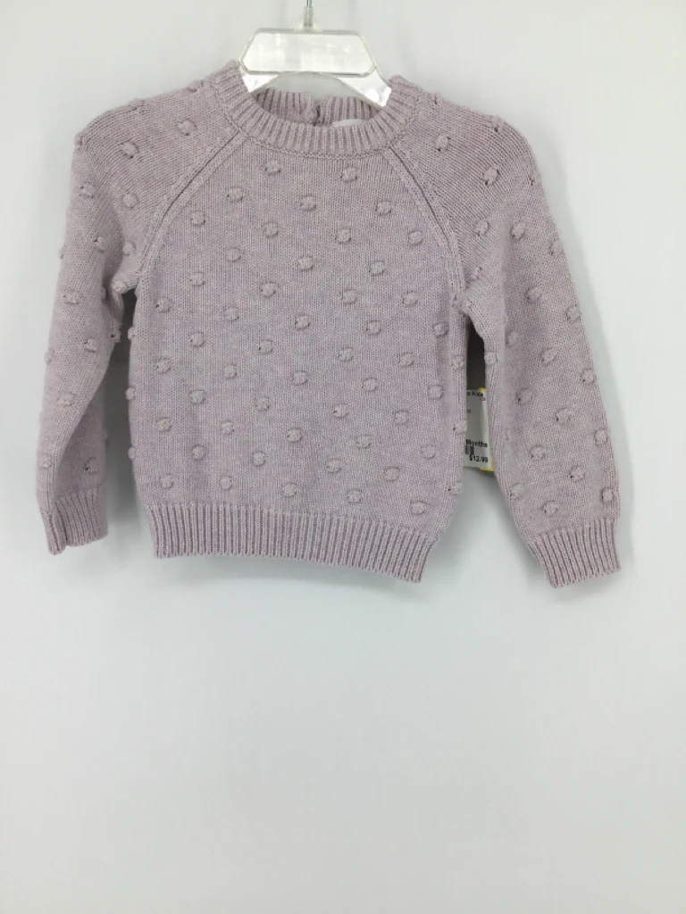 Jamie Kay Child Size 6-12 Months Purple Sweater - girls
