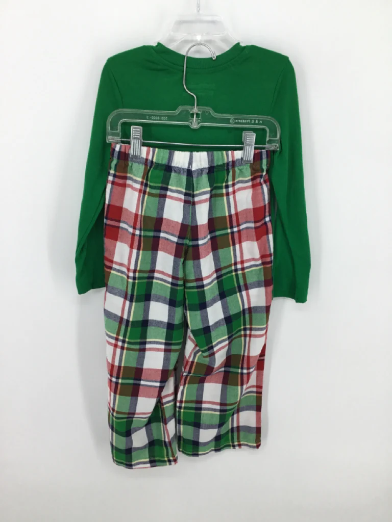 Jammies For Your Families Child Size 4 Green Christmas Pajamas - Image 2