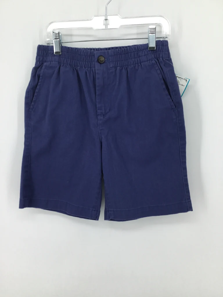 Janie and Jack Child Size 10 Blue Solid Shorts - boys