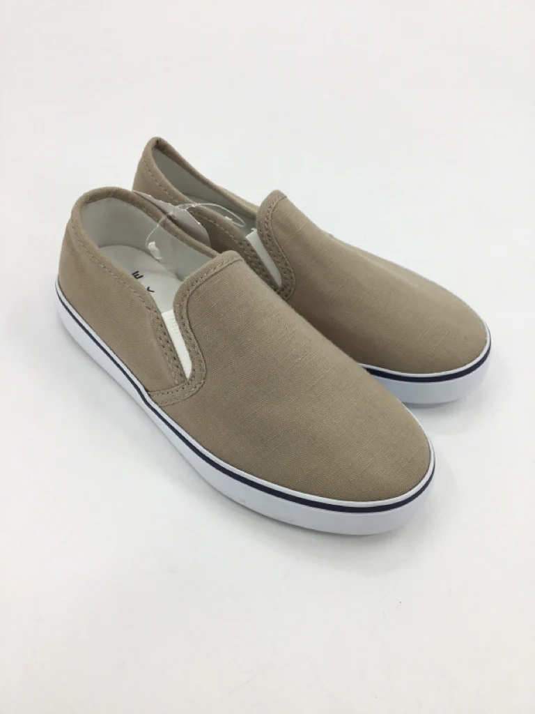 Janie and Jack Child Size 12 Brown Sneakers