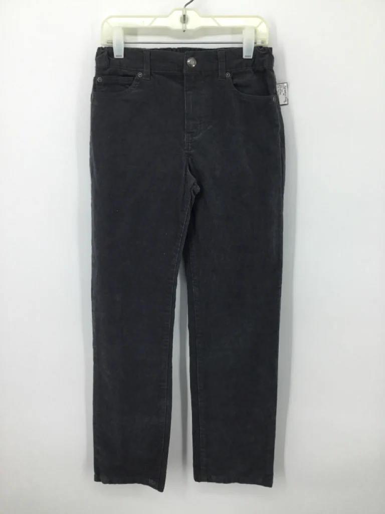 Janie and Jack Child Size 12 Gray Solid Pants - boys