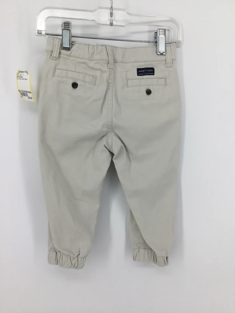 Janie and Jack Child Size 18-24 Months Tan Solid Pants - boys - Image 2