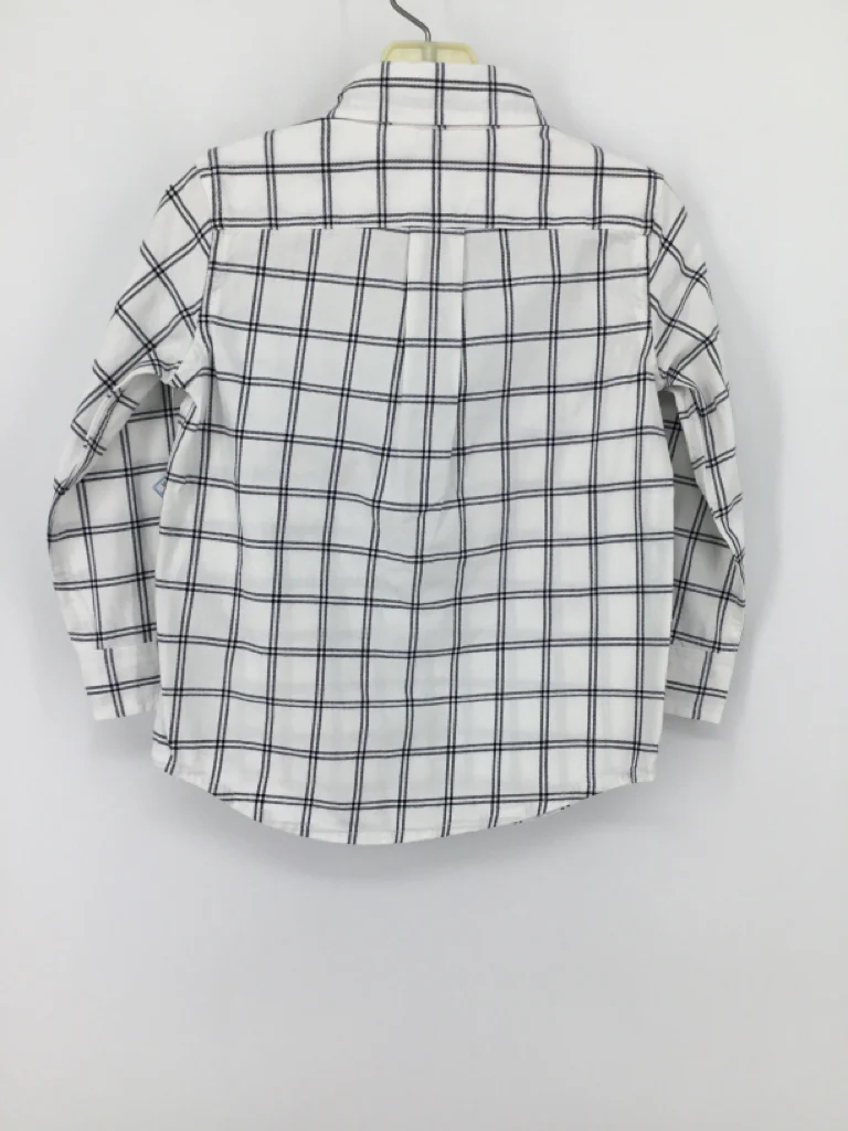 Janie and Jack Child Size 2 White Checkered Shirt - boys - Image 3