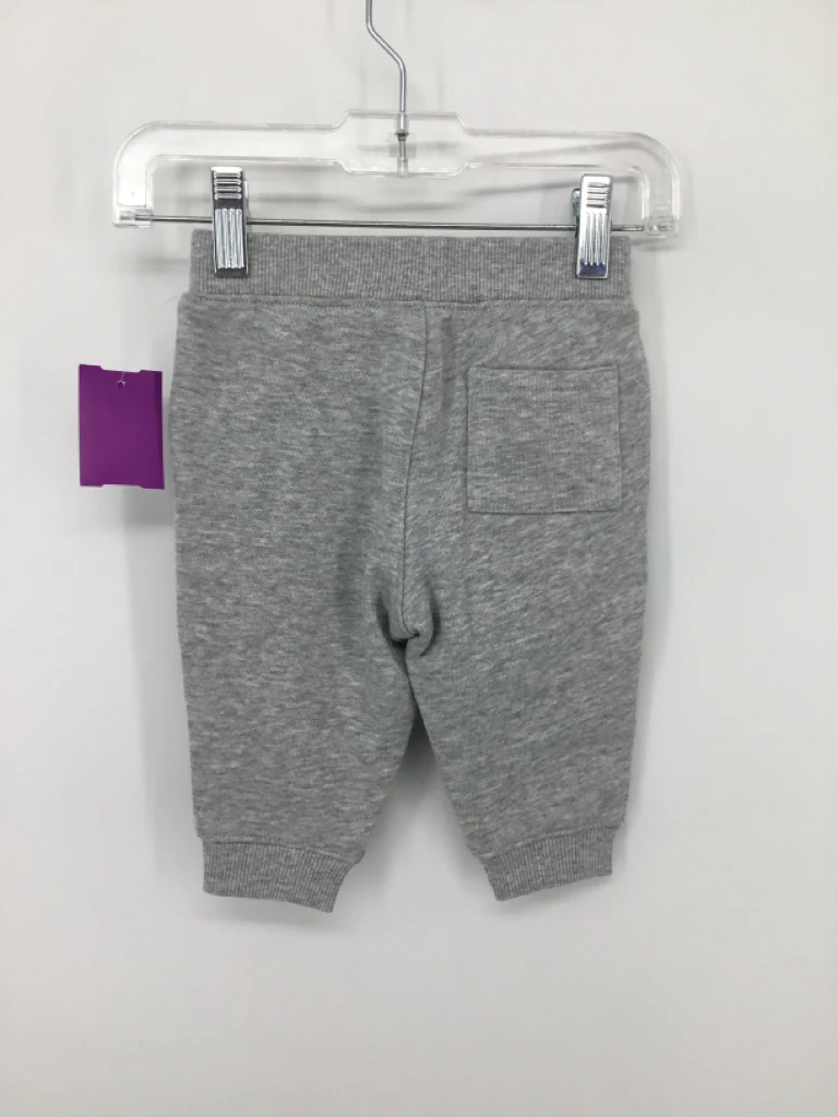 Janie and Jack Child Size 3-6 Months Gray Solid Sweatpants - boys - Image 3
