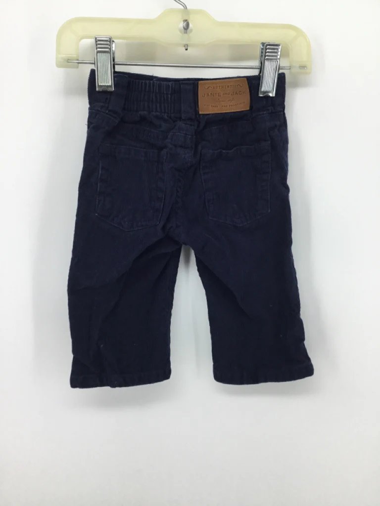 Janie and Jack Child Size 3-6 Months Navy Solid Pants - boys - Image 2