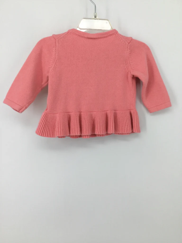 Janie and Jack Child Size 3-6 Months Pink Sweater - girls - Image 2